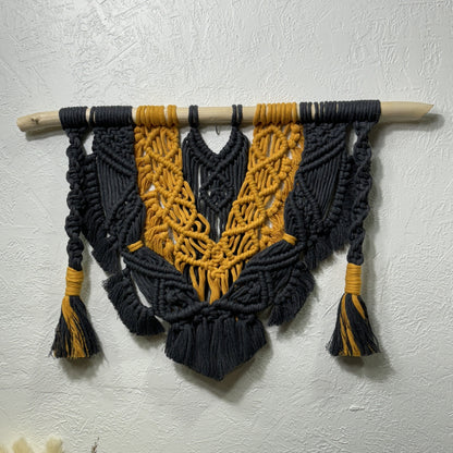 Macrame - Navy and Gold Swag