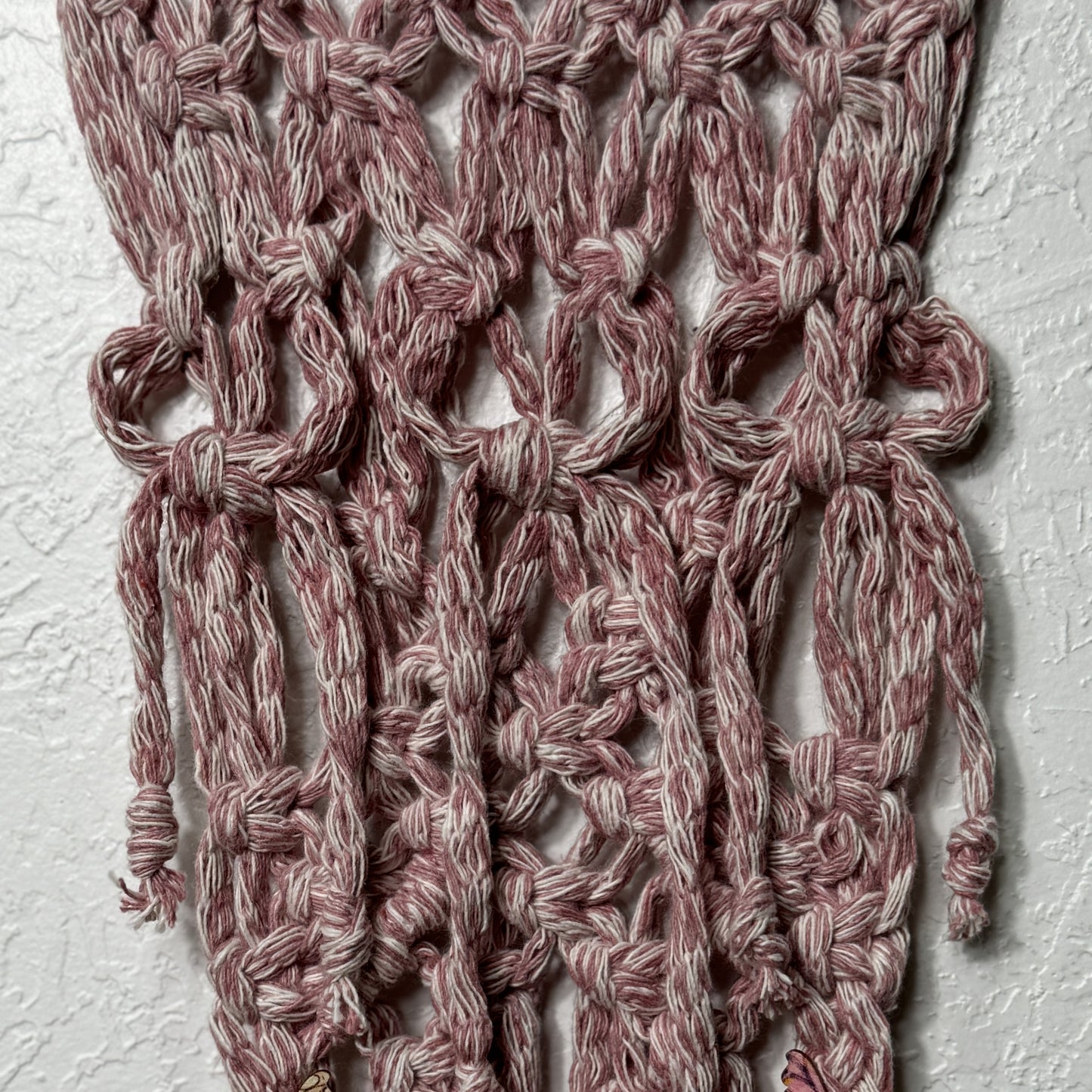 Macrame - Pink Bows & Butterflies