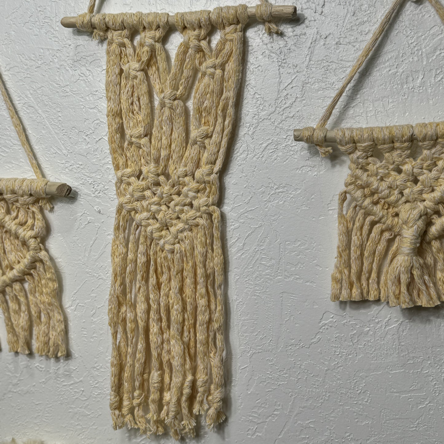 Macrame - Yellow Baby Trio Set