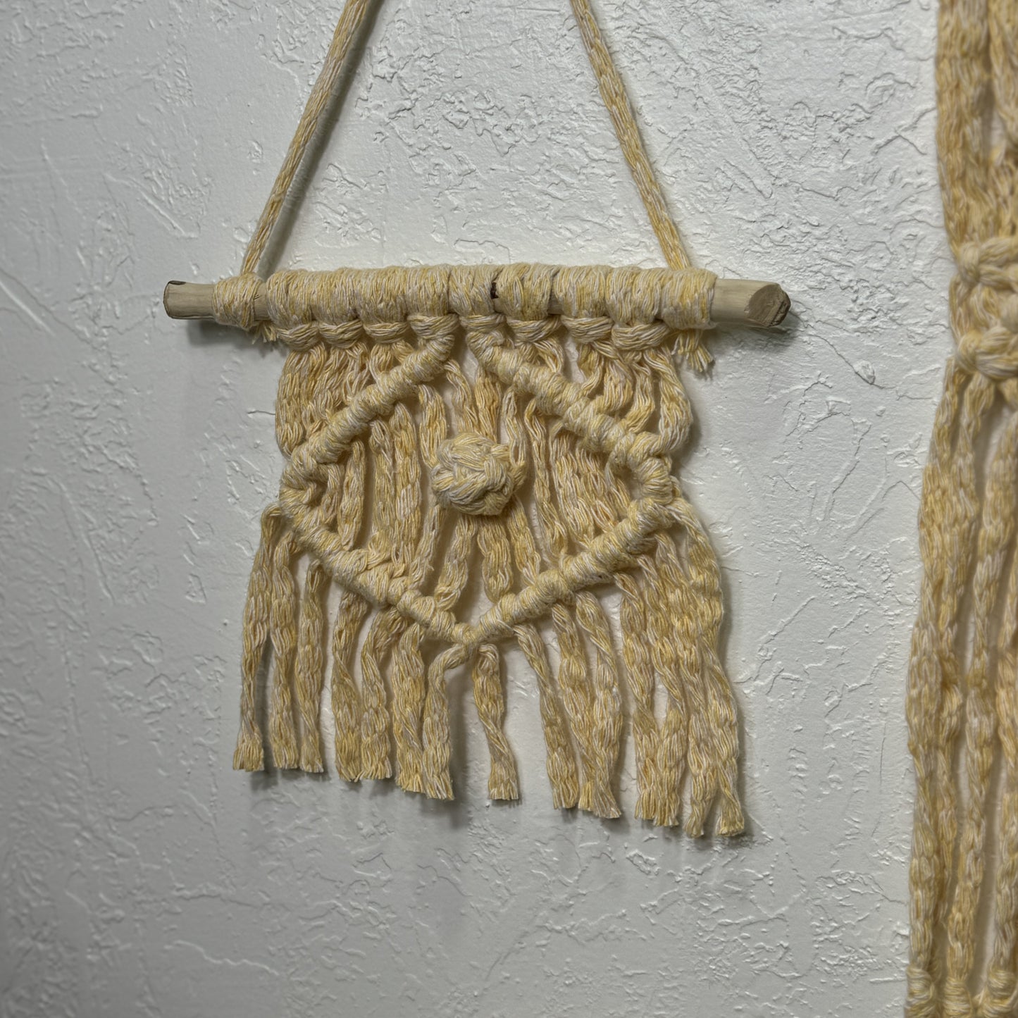 Macrame - Yellow Baby Trio Set