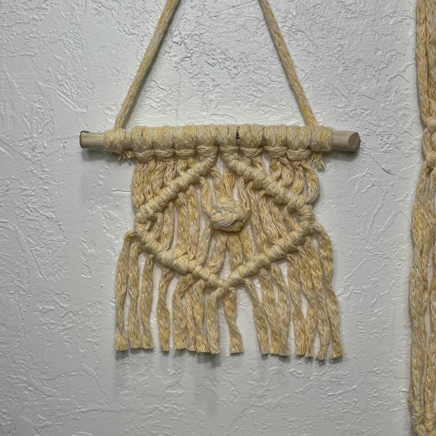 Macrame - Yellow Baby Trio Set