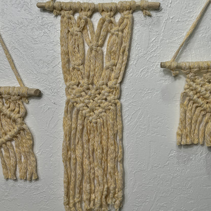 Macrame - Yellow Baby Trio Set