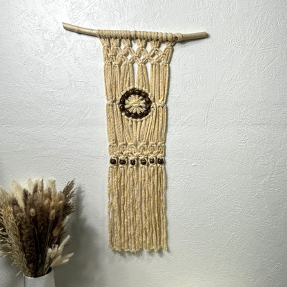 Macrame | Yellow Baby w/Beaded Circle