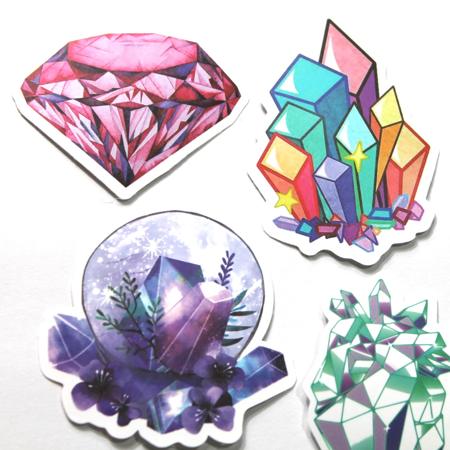 Crystals Stickers – Pack of 10