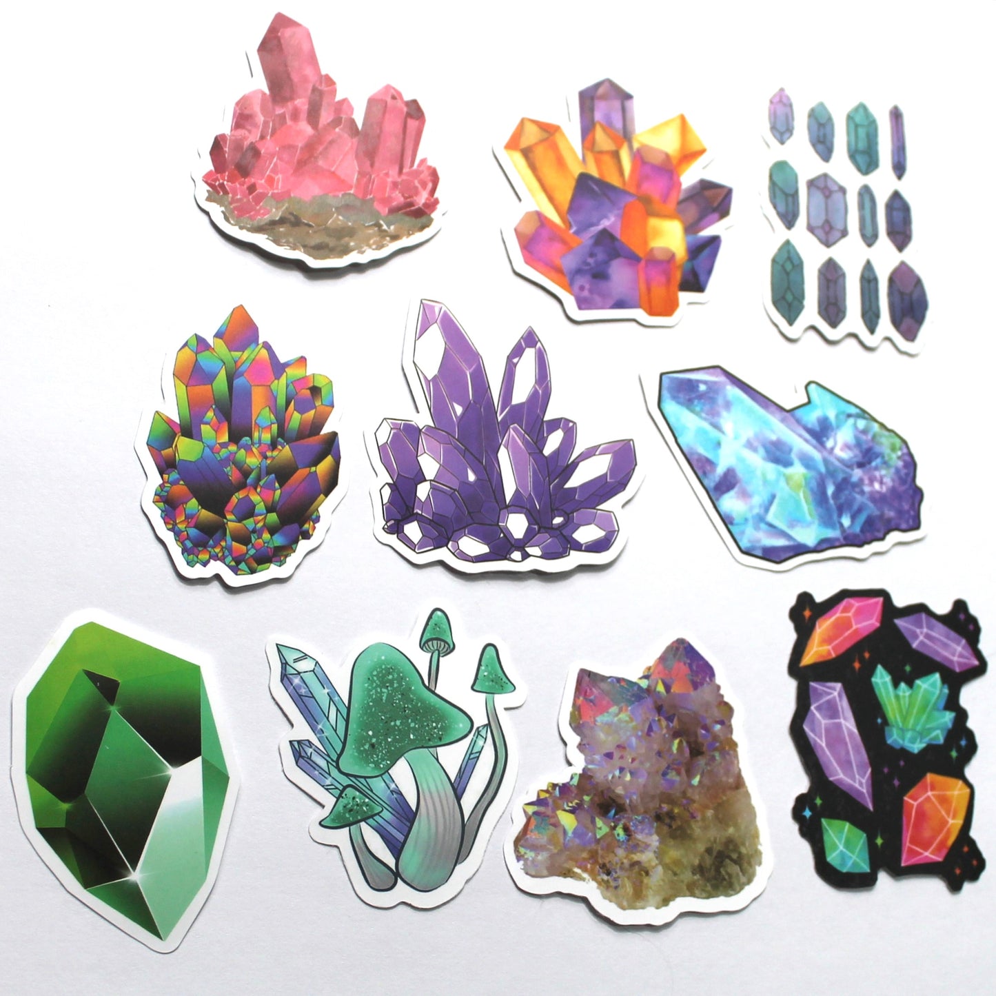 Crystals Stickers – Pack of 10