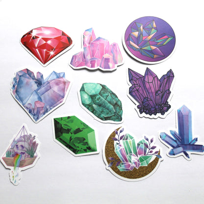 Crystals Stickers – Pack of 10