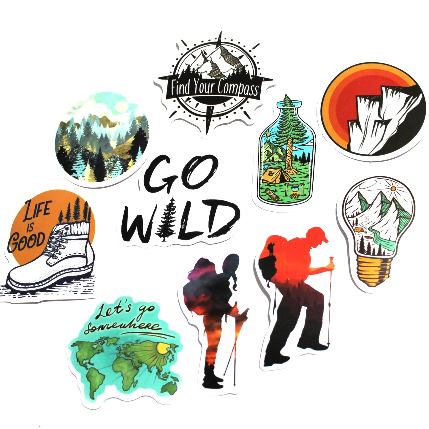 Travel Stickers – Pack of 10