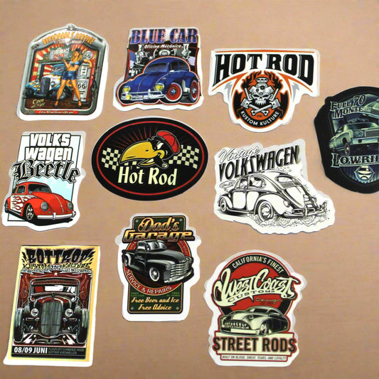 Auto Theme | Stickers | Pack of 10