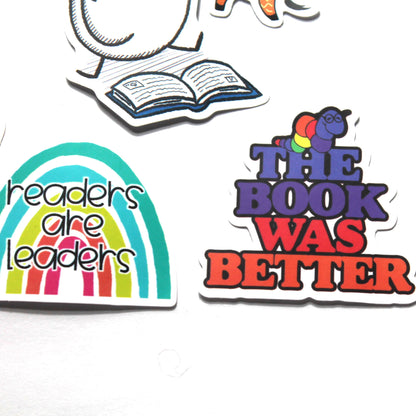 Books/Reading Stickers – Pack of 10