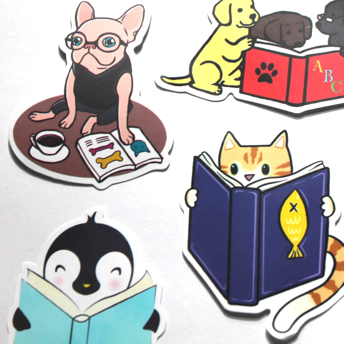 Books/Reading Stickers – Pack of 10