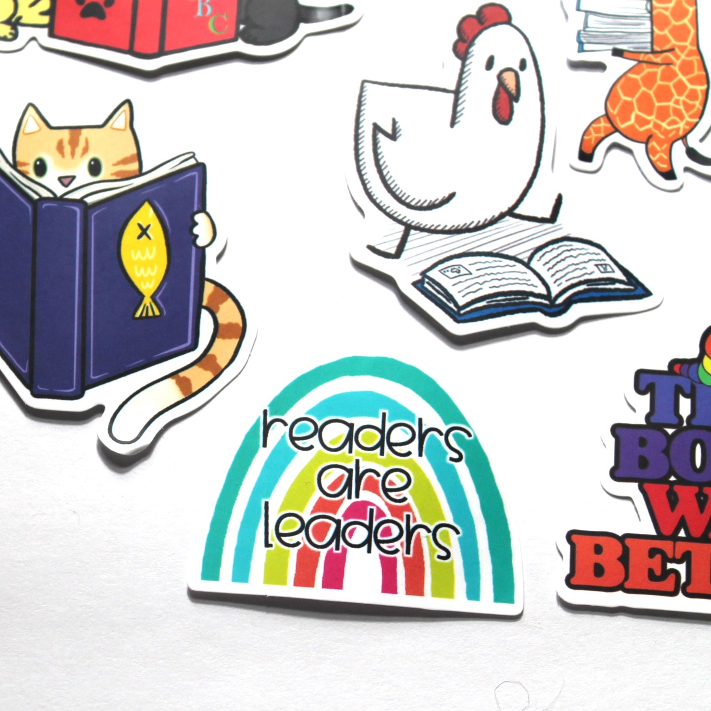 Books/Reading Stickers – Pack of 10