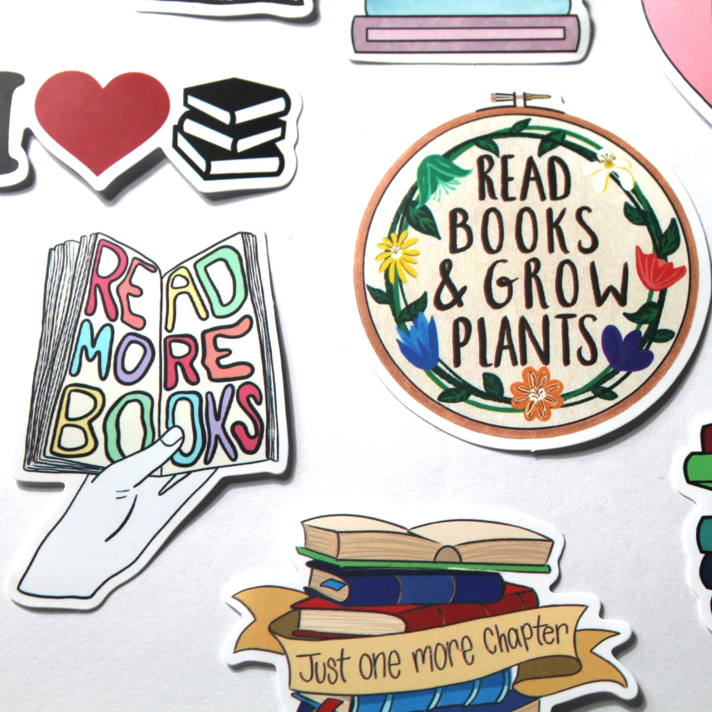 Books/Reading Stickers – Pack of 10