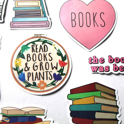 Books/Reading Stickers – Pack of 10