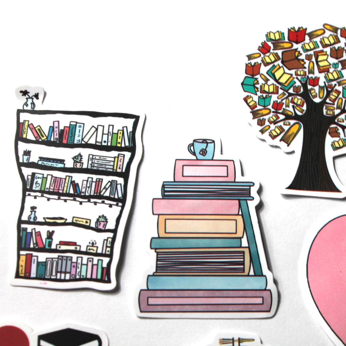 Books/Reading Stickers – Pack of 10