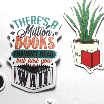 Books/Reading Stickers – Pack of 10