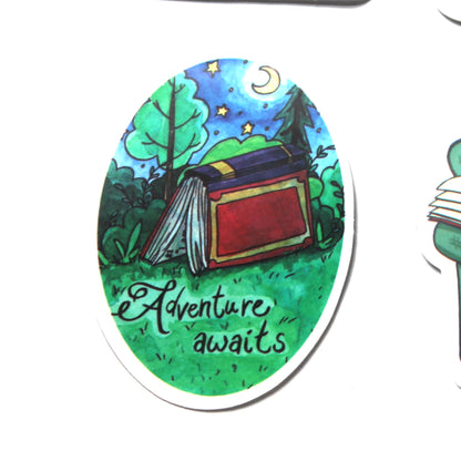 Books/Reading Stickers – Pack of 10