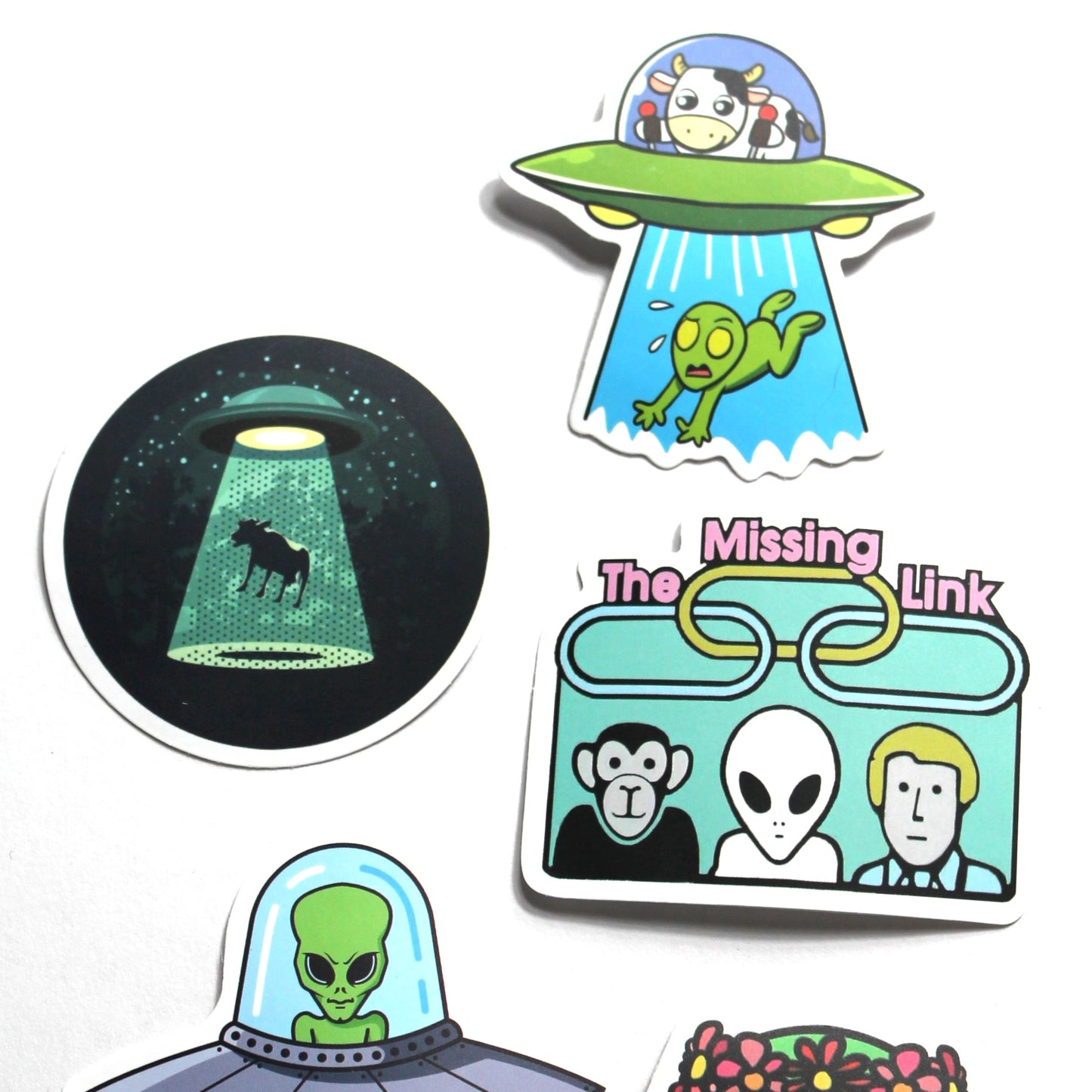 Alien Stickers – Pack of 5