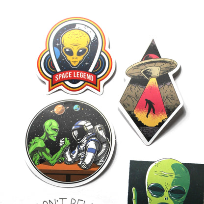 Alien Stickers – Pack of 5