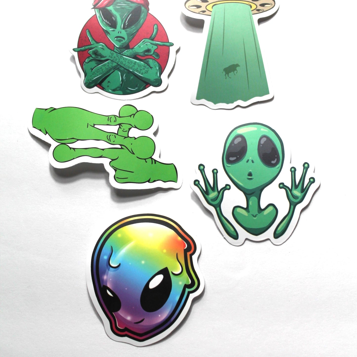 Alien Stickers – Pack of 5