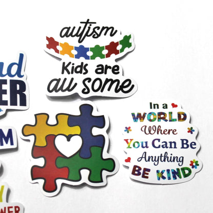 Autism Stickers – Pack of 5