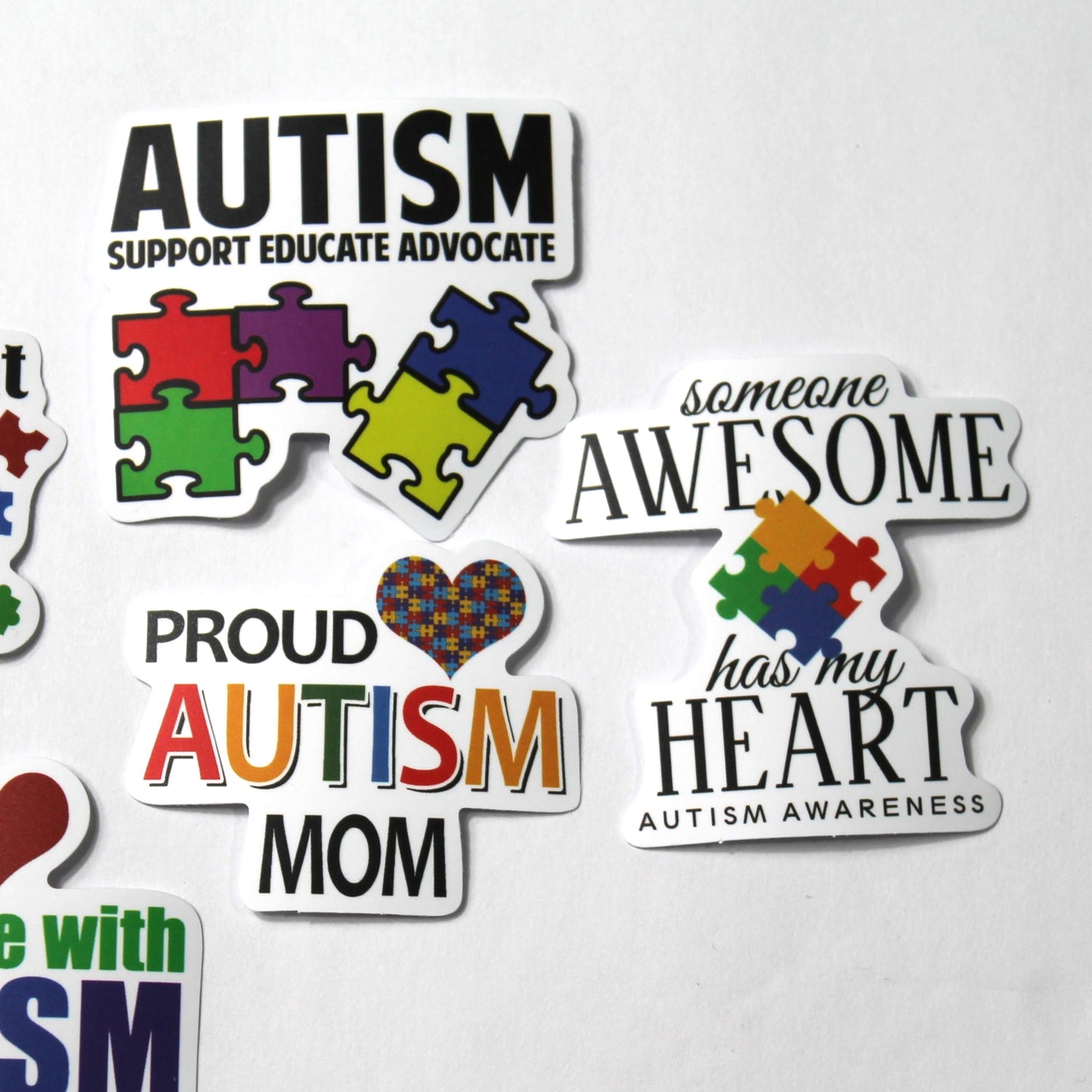 Autism Stickers – Pack of 5