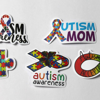 Autism Stickers – Pack of 5