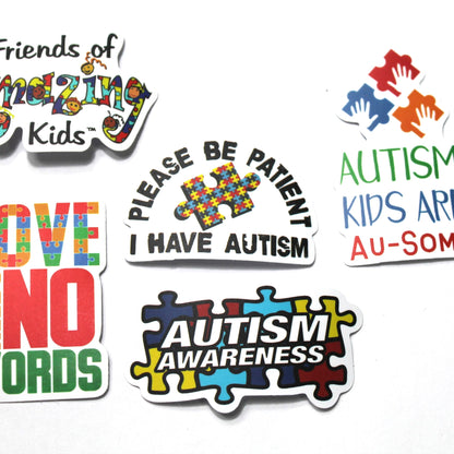 Autism Stickers – Pack of 5