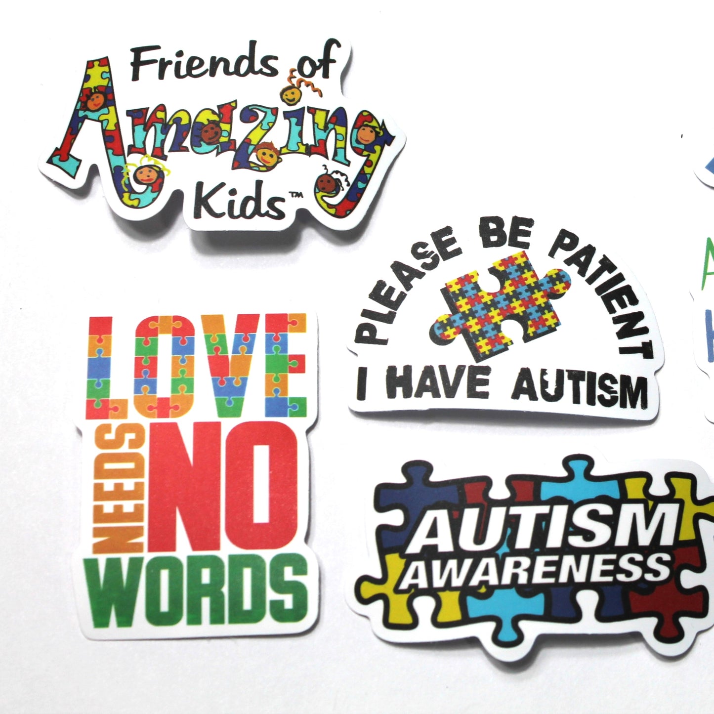 Autism Stickers – Pack of 5