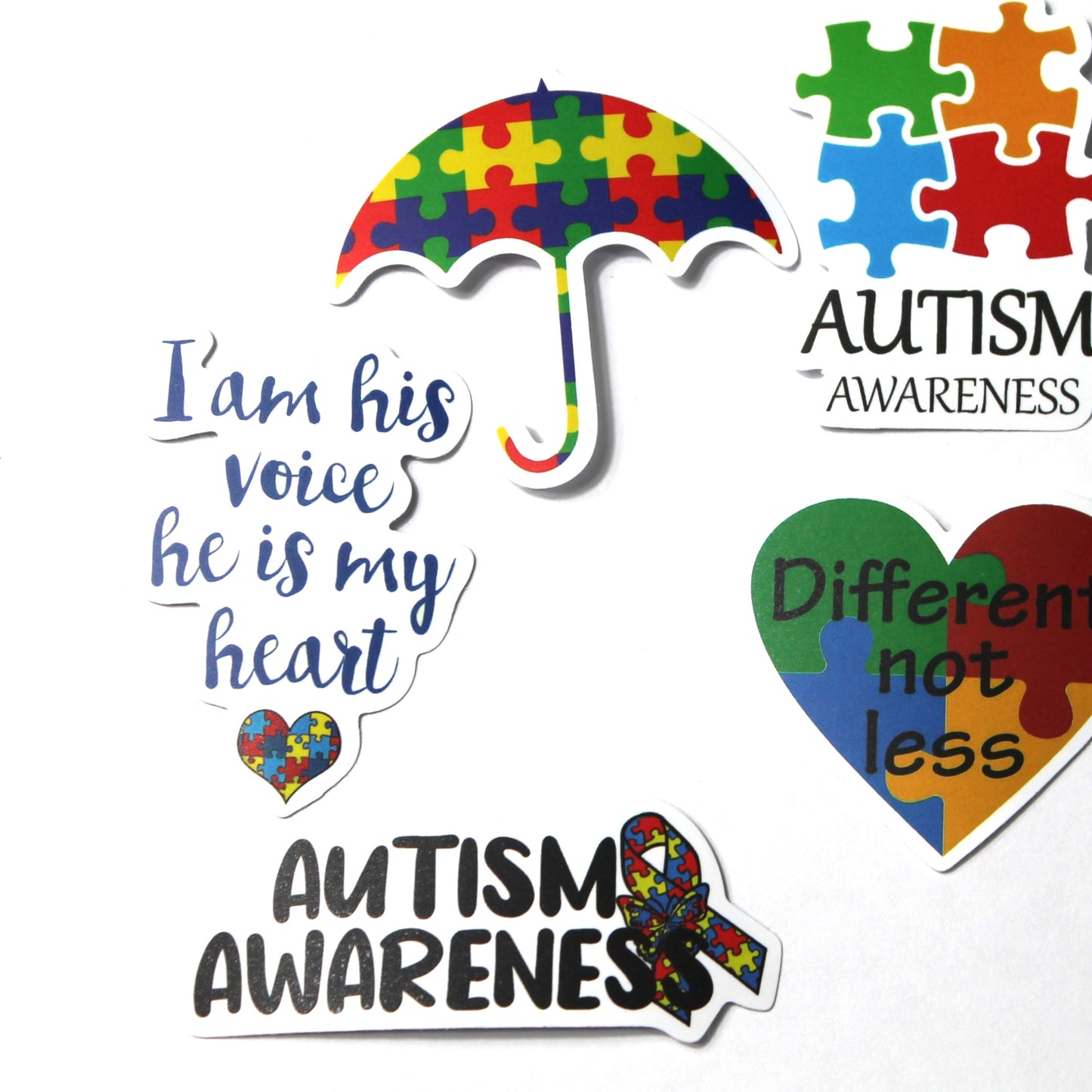 Autism Stickers – Pack of 5