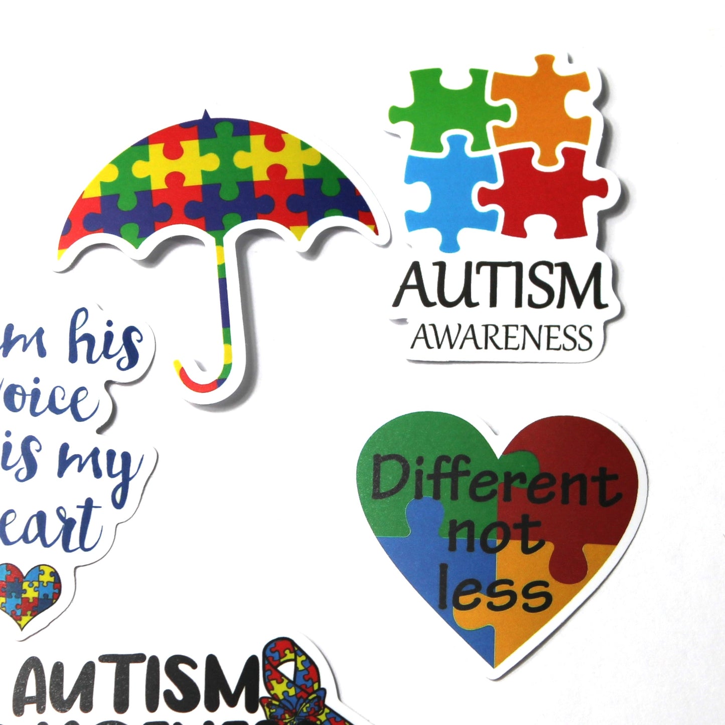 Autism Stickers – Pack of 5