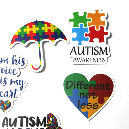 Autism Stickers – Pack of 5