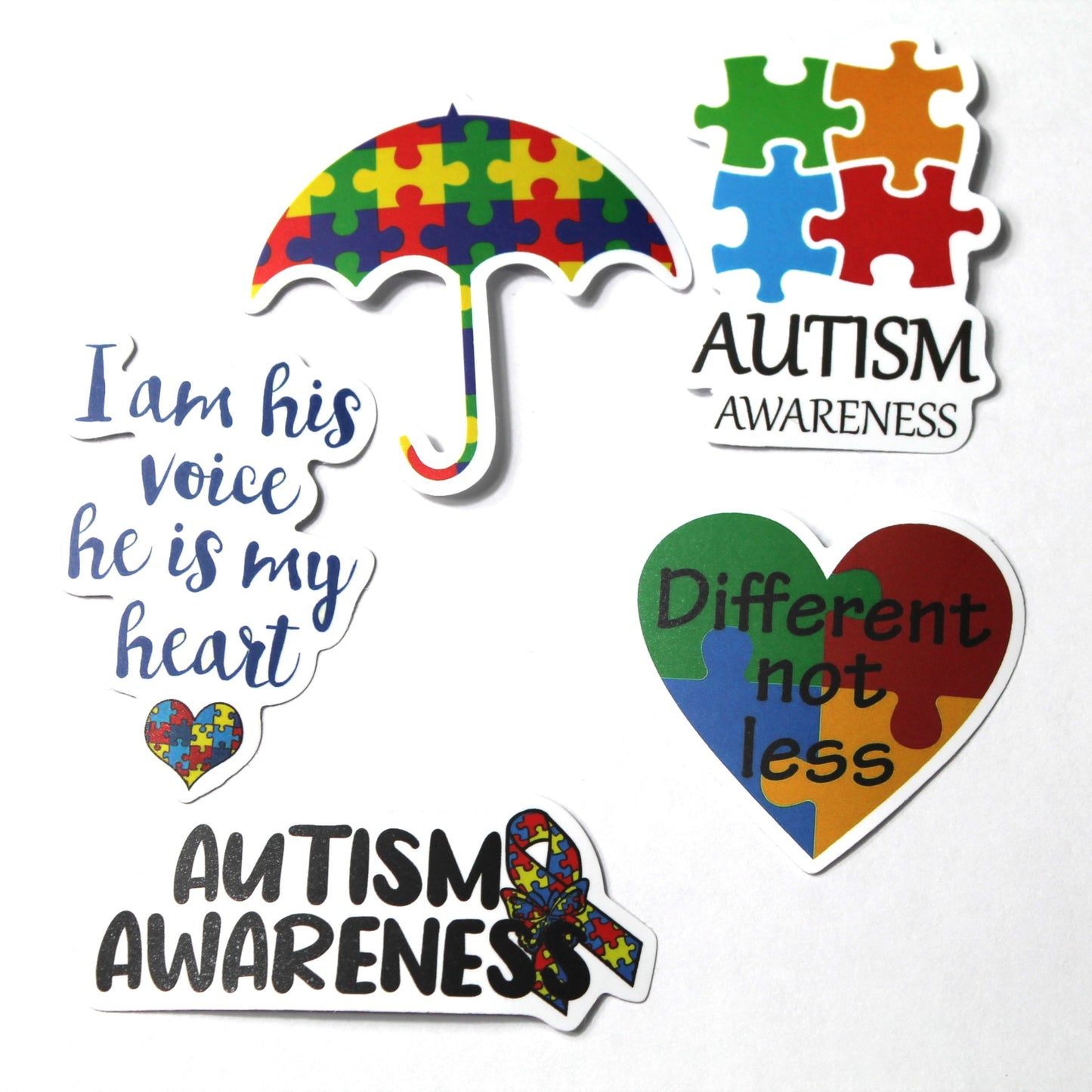 Autism Stickers – Pack of 5