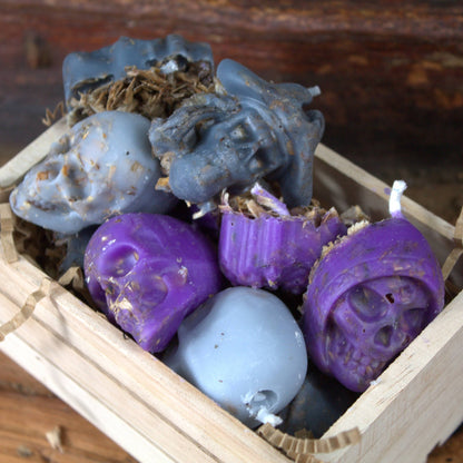 Fire Starter Skulls (Soy & Beeswax Blend) - Multicolor