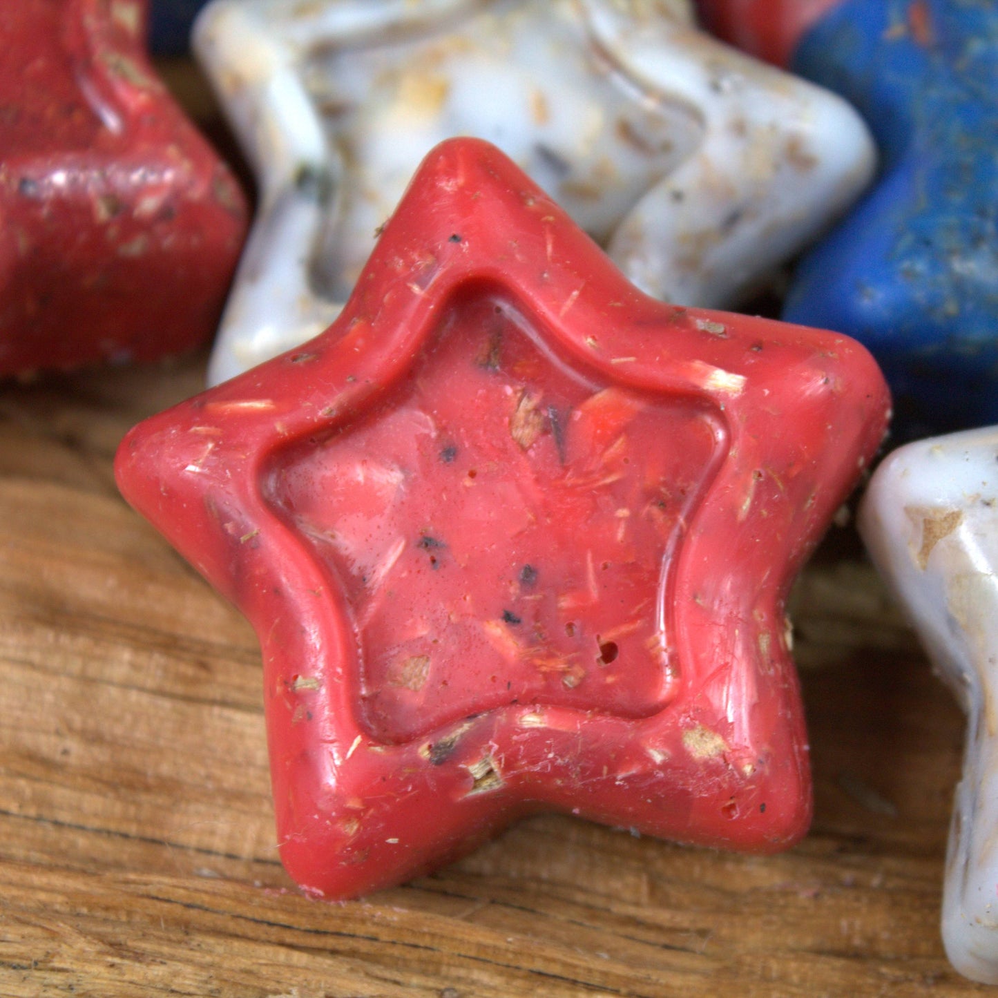 Fire Starter Patriotic Stars (Soy & Beeswax Blend) - Red/White/Blue