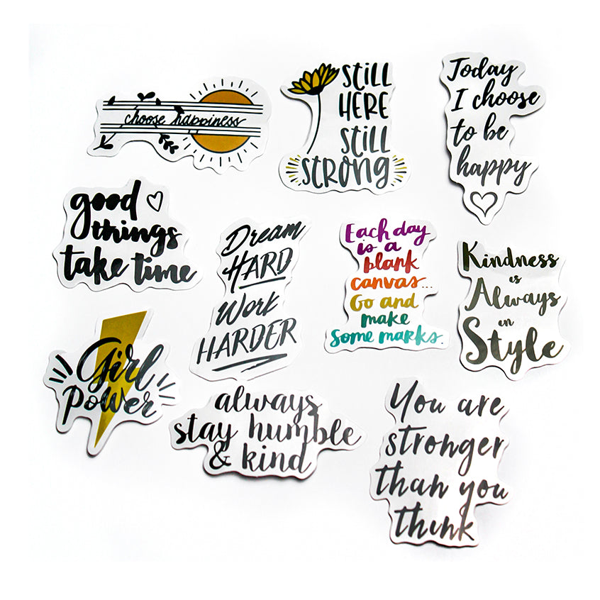 Affirmations Stickers – Pack of 10