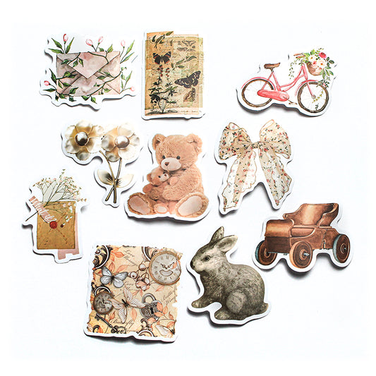 Vintage Theme | Stickers | Pack of 10