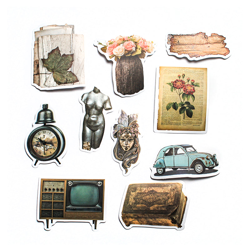Vintage Theme | Stickers | Pack of 10