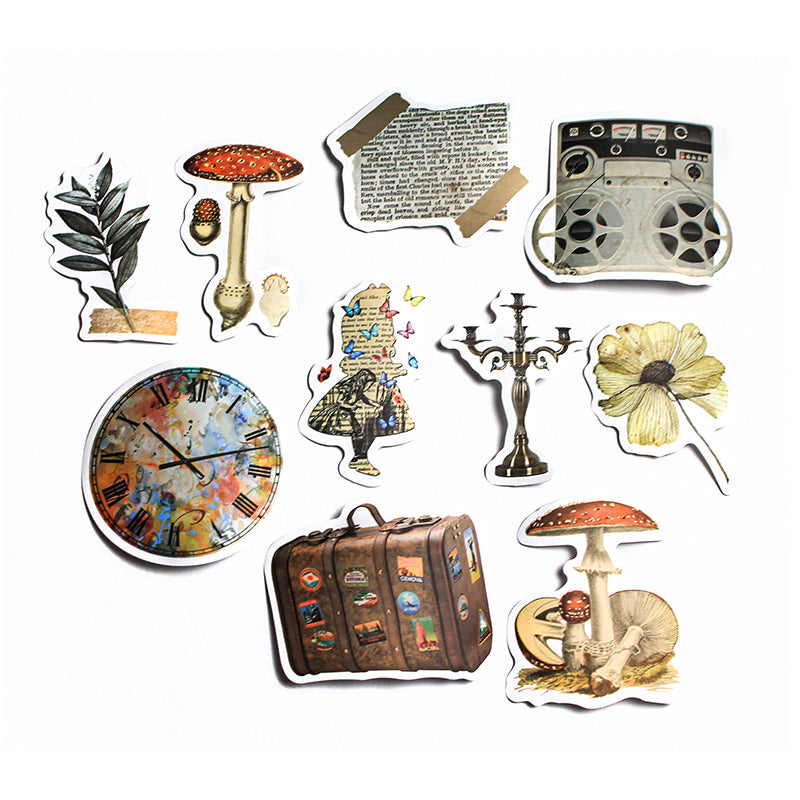 Vintage Theme | Stickers | Pack of 10